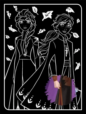 disney frozen 2: scratch art (scratch art disney) - Ảnh 3