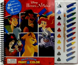 disney heroes & villains deluxe poster paint & color - Ảnh 2
