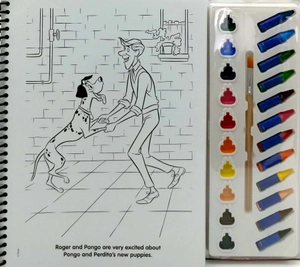 disney heroes & villains deluxe poster paint & color - Ảnh 3