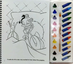 disney heroes & villains deluxe poster paint & color - Ảnh 4