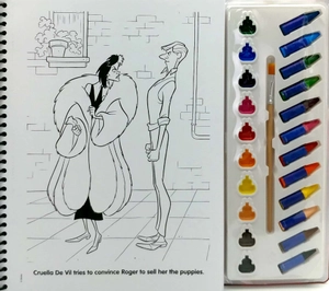 disney heroes & villains deluxe poster paint & color - Ảnh 5