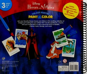 disney heroes & villains deluxe poster paint & color - Ảnh 6