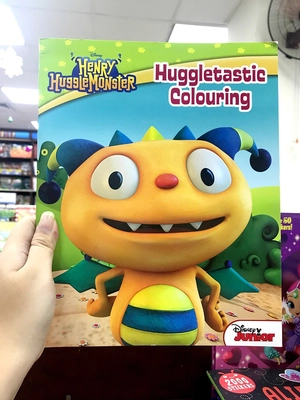 disney junior henry hugglemonster huggletastic colouring - Ảnh 2