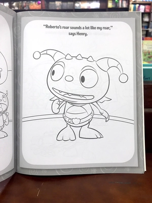 disney junior henry hugglemonster huggletastic colouring - Ảnh 3