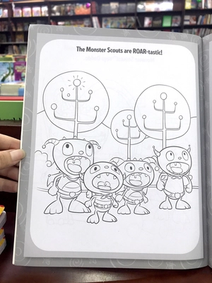 disney junior henry hugglemonster huggletastic colouring - Ảnh 4