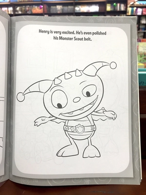 disney junior henry hugglemonster huggletastic colouring - Ảnh 8