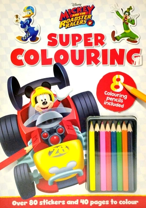 disney junior - mickey & the roadster racers: super colouring (colouring time xtra disney) - Ảnh 2