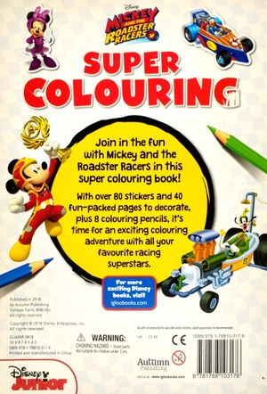disney junior - mickey & the roadster racers: super colouring (colouring time xtra disney) - Ảnh 6