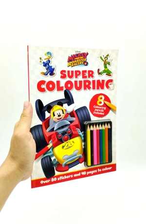 disney junior - mickey & the roadster racers: super colouring (colouring time xtra disney) - Ảnh 7