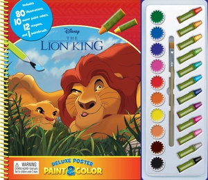 disney lion king deluxe poster paint & color - Ảnh 2
