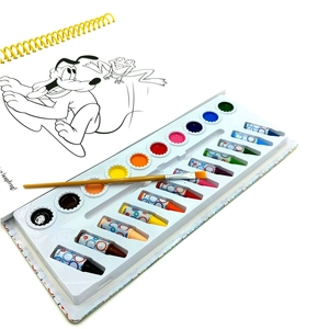 disney mickey deluxe paint / crayon book - Ảnh 3