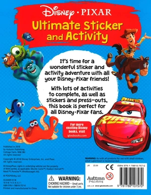 disney pixar - mixed: ultimate sticker and activity (ultimate s & a fun xtra disney) - Ảnh 3