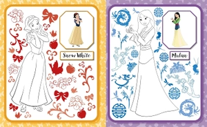 disney princess - 5 in 1 colouring - Ảnh 5