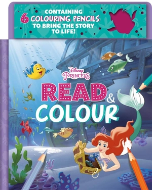 disney princess ariel: read & colour - Ảnh 2