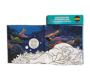 disney princess ariel: read & colour - Ảnh 3