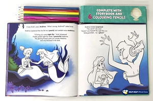 disney princess ariel: read & colour - Ảnh 5