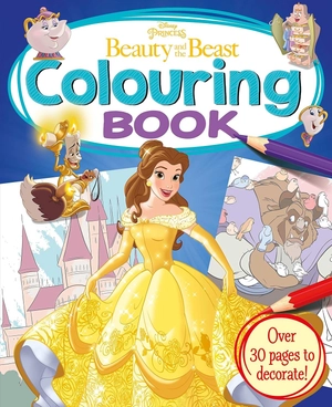 disney princess - beauty and the beast - colouring book - Ảnh 2
