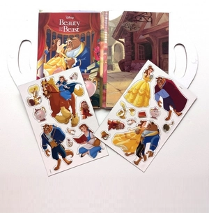 disney princess beauty and the beast: my magnet & book pack - Ảnh 4