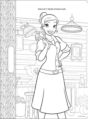 disney princess - giant colour me pad - Ảnh 4