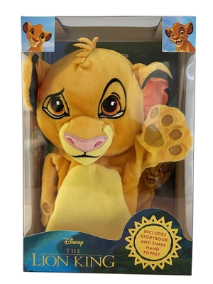 disney the lion king book and hand puppet - Ảnh 2