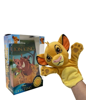 disney the lion king book and hand puppet - Ảnh 3