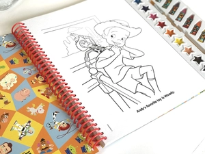 disney toy story 4 deluxe poster paint & color - Ảnh 3
