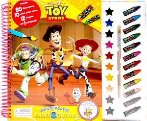 disney toy story 4 deluxe poster paint & color - Ảnh 5