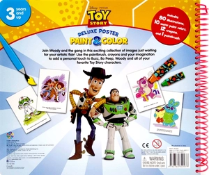 disney toy story 4 deluxe poster paint & color - Ảnh 6
