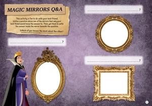 disney villains delightfully devious activity journal (magnet pen journal) - Ảnh 3