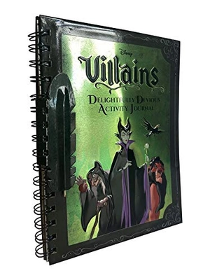 disney villains delightfully devious activity journal (magnet pen journal) - Ảnh 6