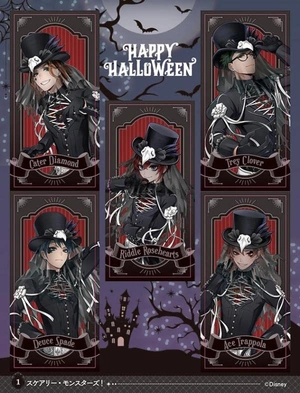 disney ツイステッドワンダーランド mixed シールコレクション&ミニレター - disney twisted wonderland mixed seal collection and mini letter - Ảnh 3