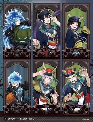 disney ツイステッドワンダーランド mixed シールコレクション&ミニレター - disney twisted wonderland mixed seal collection and mini letter - Ảnh 6