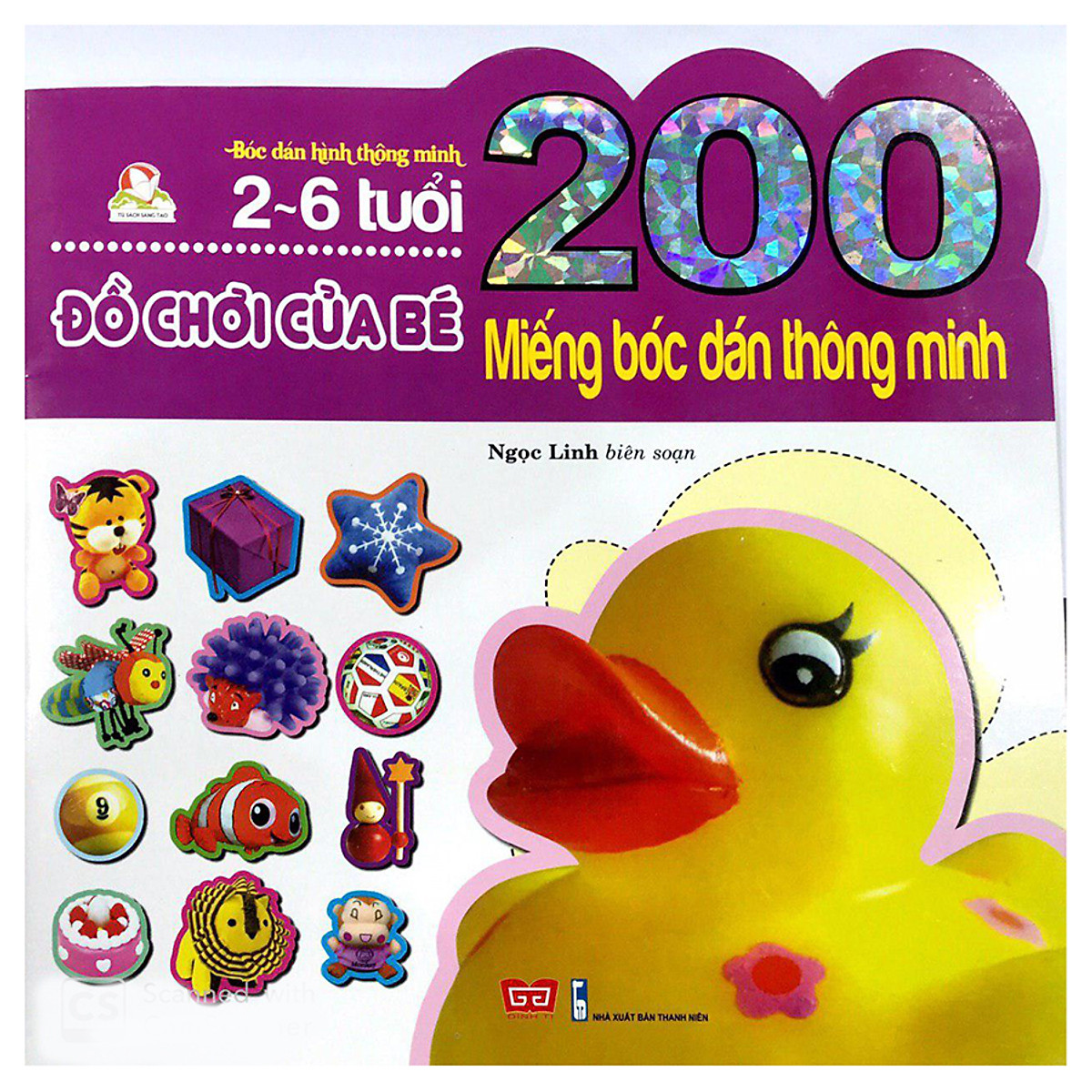 đồ chơi của bé - 200 miếng bóc dán thông minh (tái bản 2018) - Ảnh 3