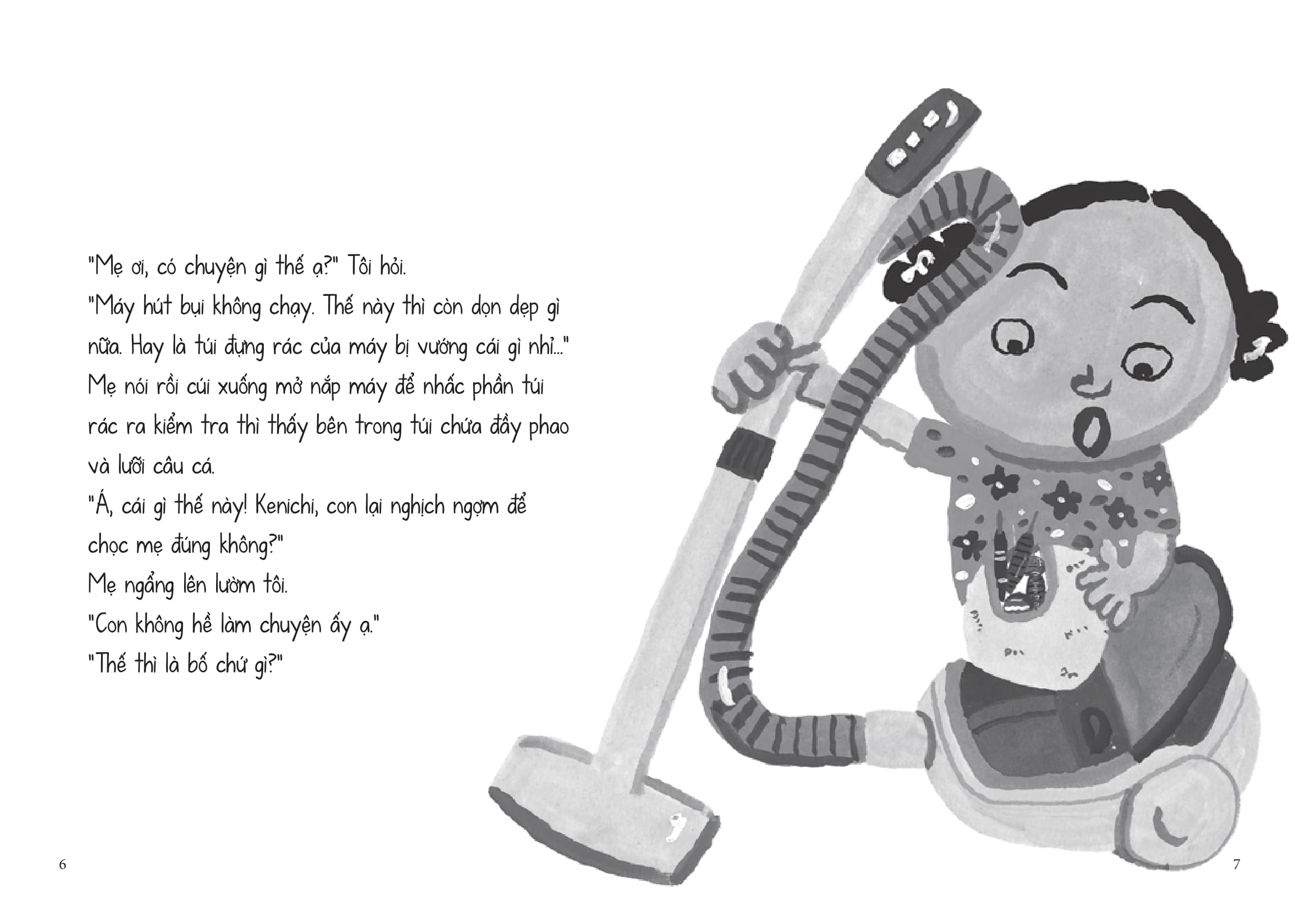 Đồ Vật Cũng Muốn Rong Chơi - Máy Hút Bụi Nghỉ Ngơi Mùa Mưa - Ảnh 5