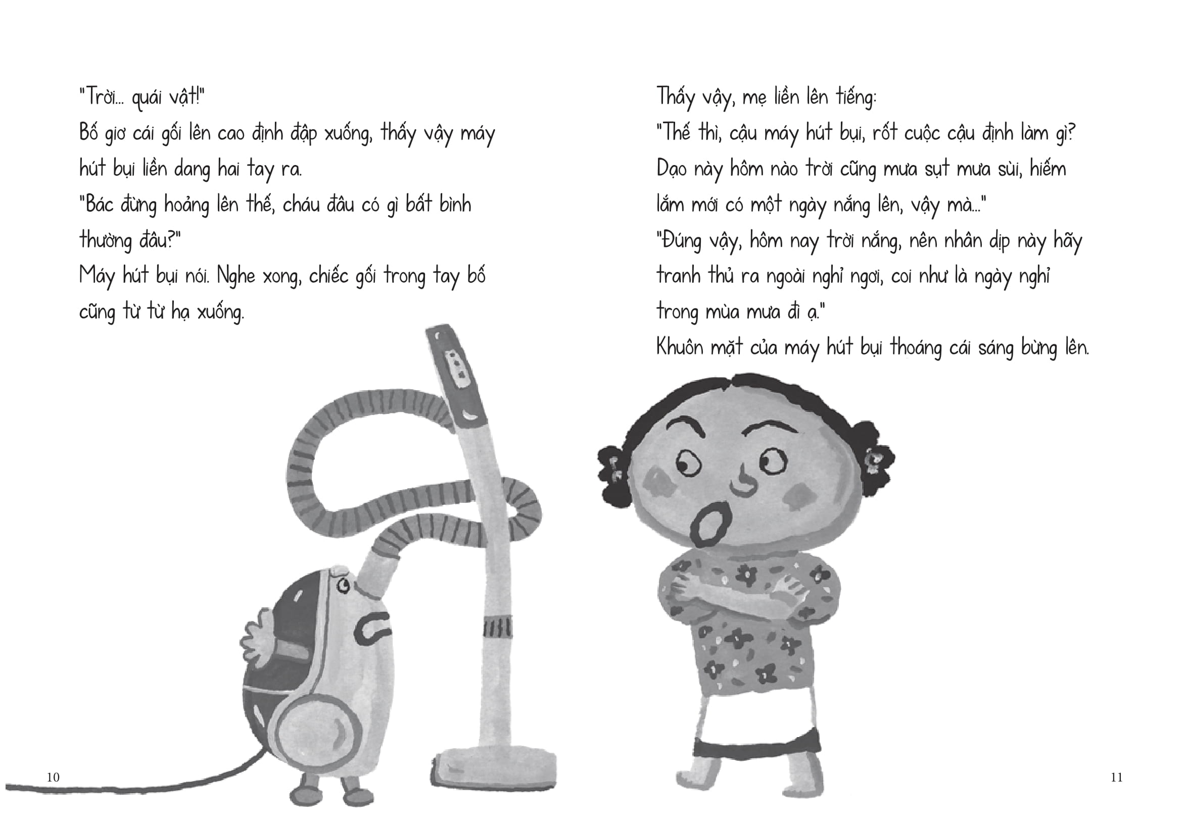 Đồ Vật Cũng Muốn Rong Chơi - Máy Hút Bụi Nghỉ Ngơi Mùa Mưa - Ảnh 7