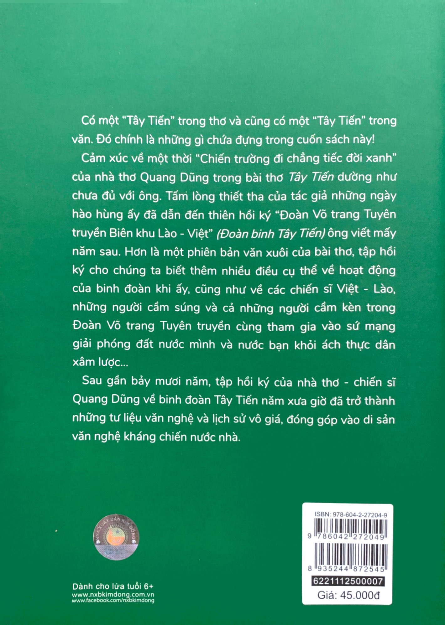 đoàn binh tây tiến - đoàn võ trang tuyên truyền biên khu lào - việt (tái bản 2022) - Ảnh 8