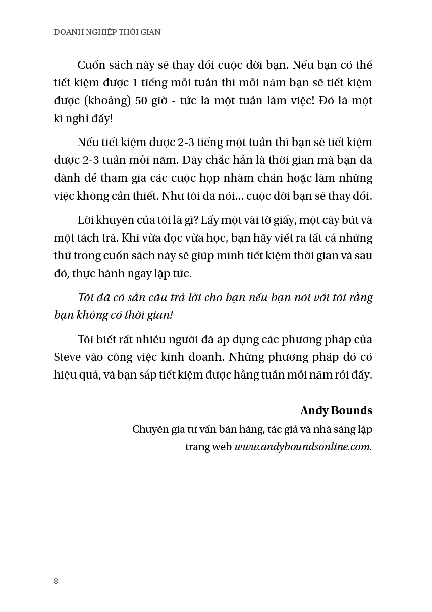 doanh nghiệp thời gian - biến sự hối hả thành lợi nhuận - Ảnh 9