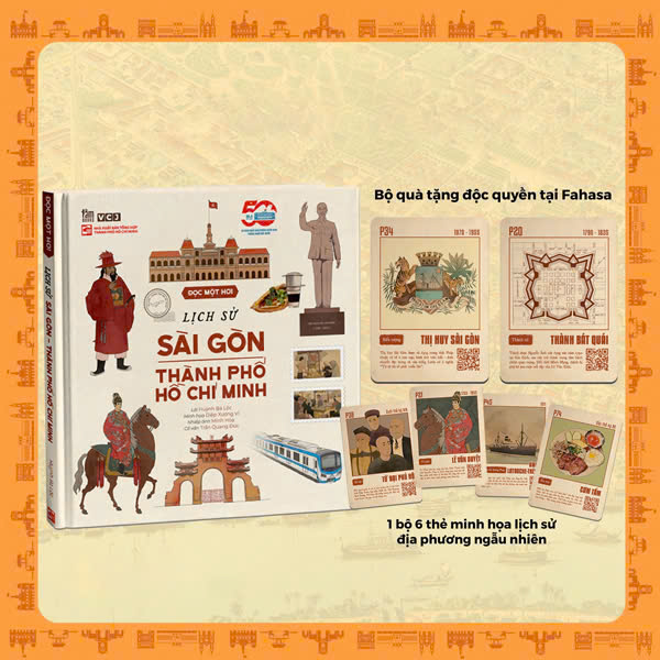 đọc một hơi - lịch sử sài gòn-thành phố hồ chí minh - bìa cứng - Ảnh 3