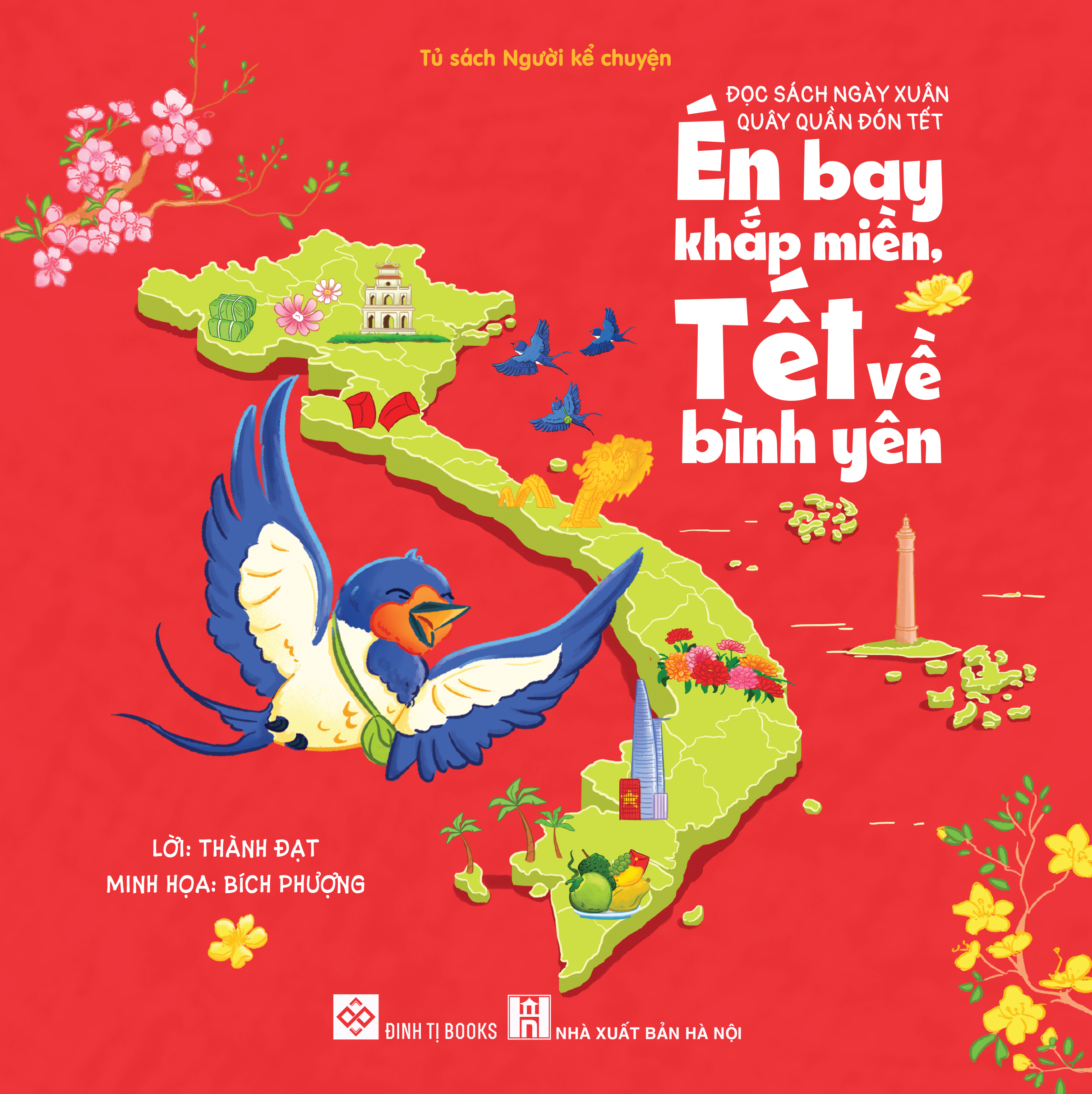 đọc sách ngày xuân, quây quần đón tết - én bay khắp miền, tết về bình yên - phien bản đặc biệt - bìa cứng - Ảnh 2