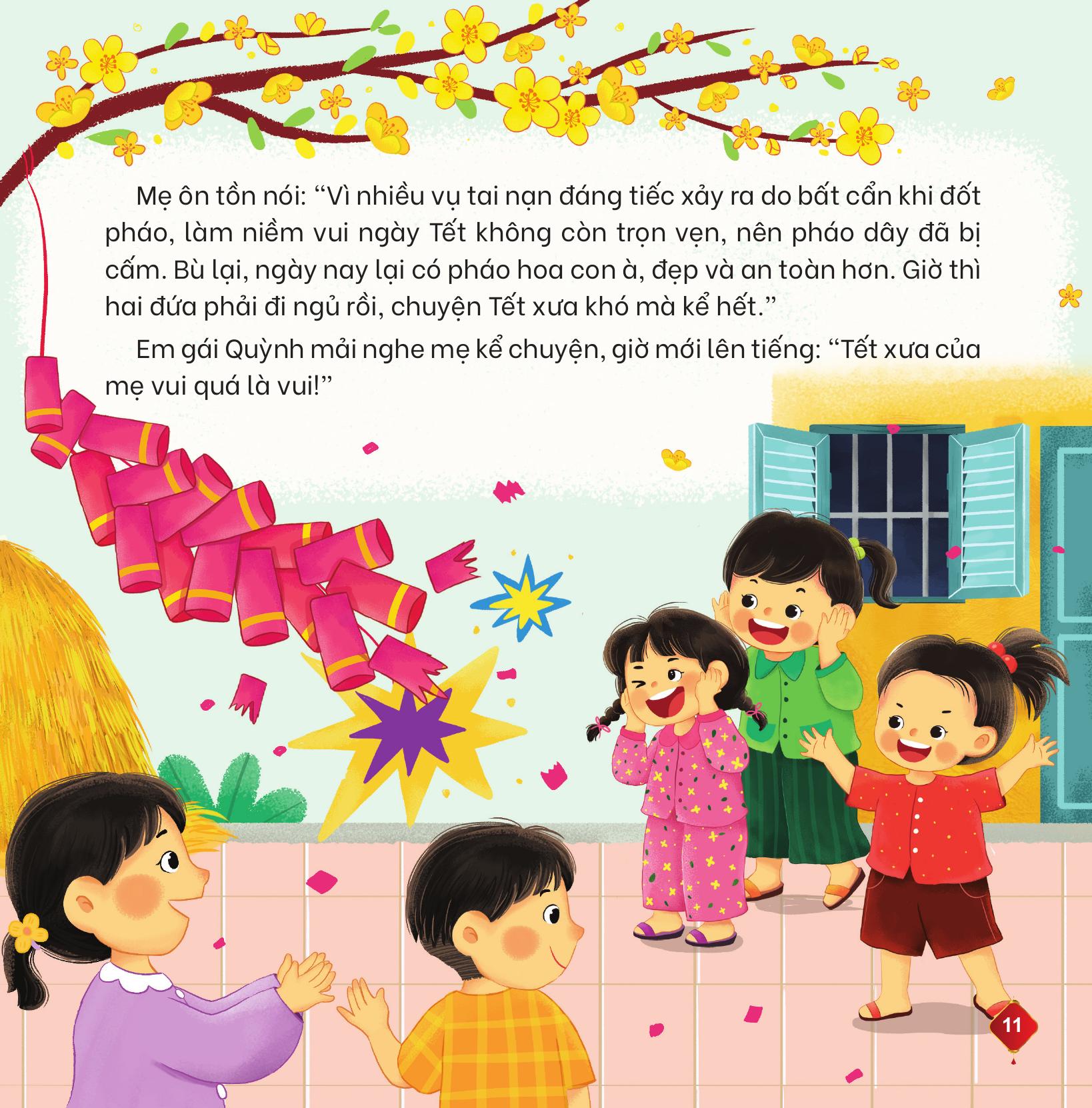 Đọc Sách Ngày Xuân, Quây Quần Đón Tết - Pháo Hoa Đêm Giao Thừa - Bìa Cứng - Ảnh 10