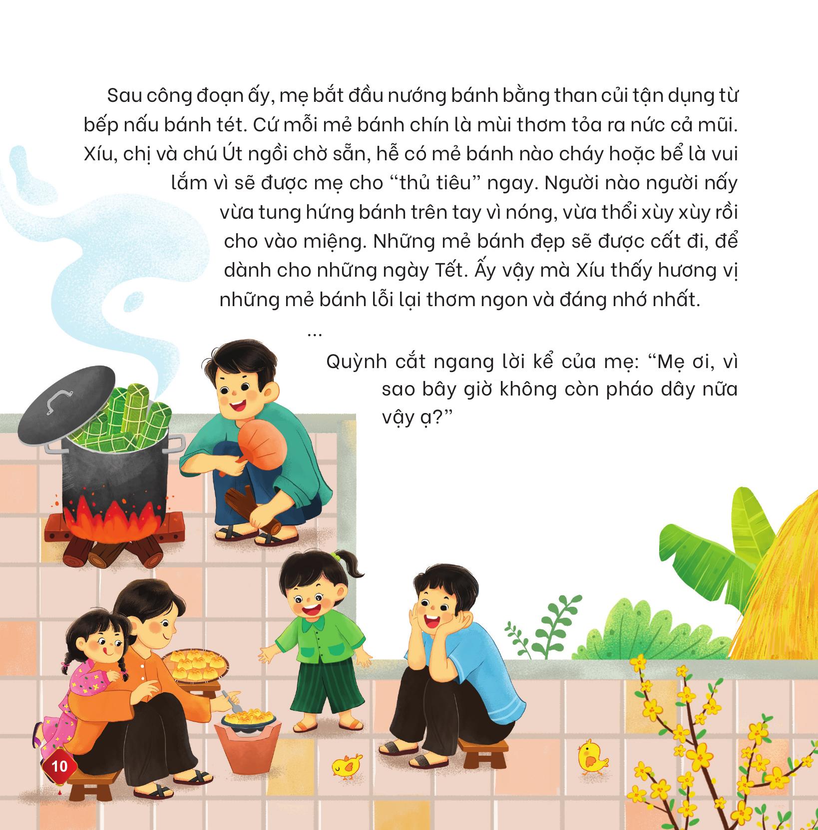 Đọc Sách Ngày Xuân, Quây Quần Đón Tết - Pháo Hoa Đêm Giao Thừa - Bìa Cứng - Ảnh 9