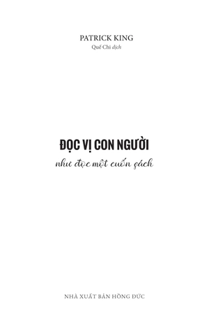 đọc vị con người như đọc một cuốn sách - Ảnh 3
