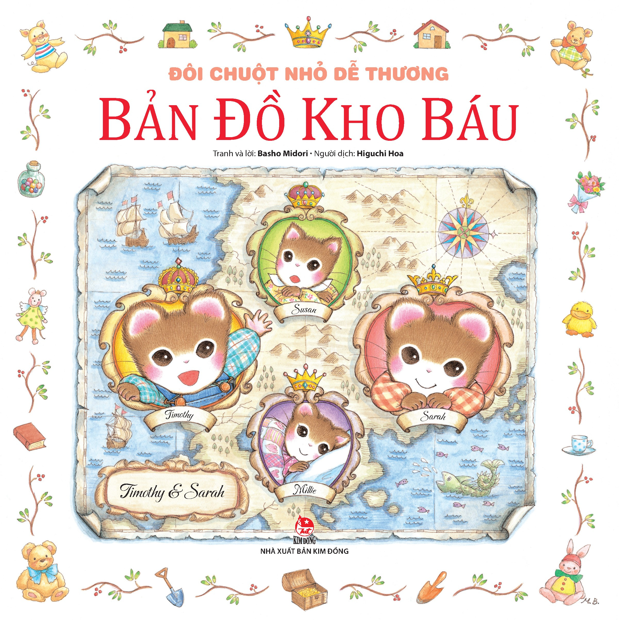 đôi chuột nhỏ dễ thương - bản đồ kho báu (tái bản 2024) - Ảnh 2