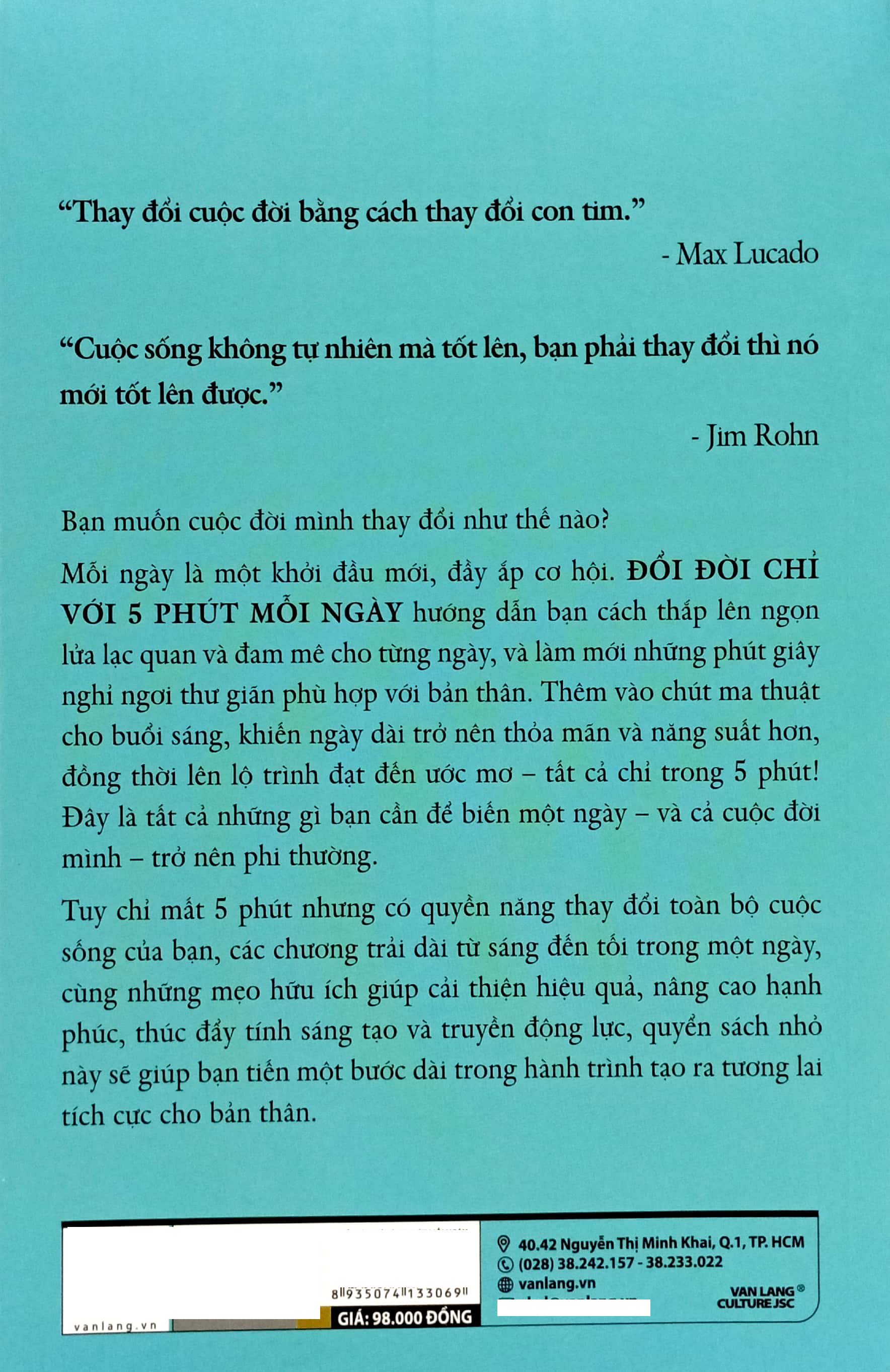 đổi đời chỉ với 5 phút mỗi ngày - Ảnh 6