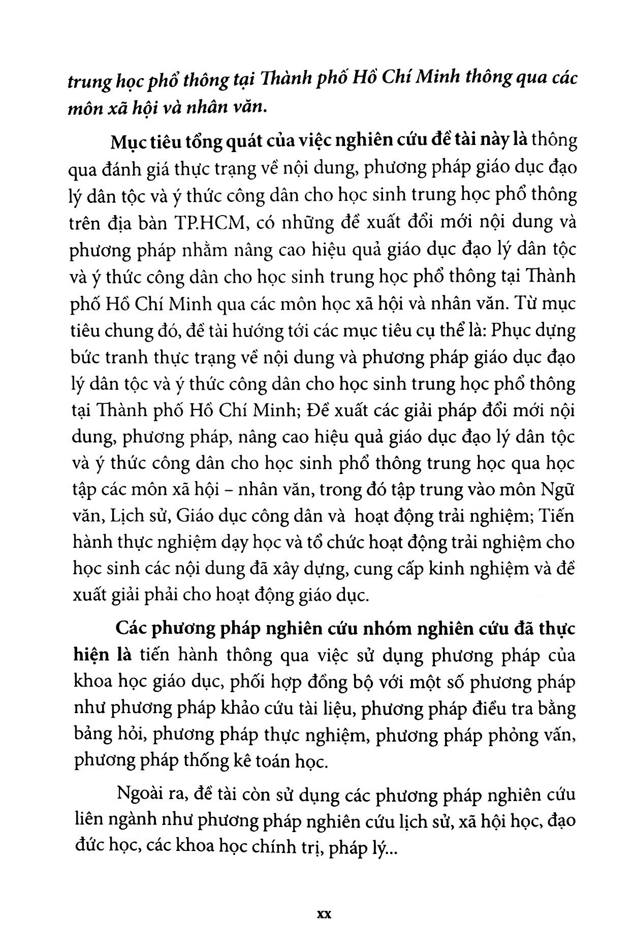 đổi mới giáo dục đạo lý dân tộc và ý thức công dân cho học sinh trung học phổ thông thành phố hồ chí minh qua dạy học các môn xã hội - nhân văn - Ảnh 7