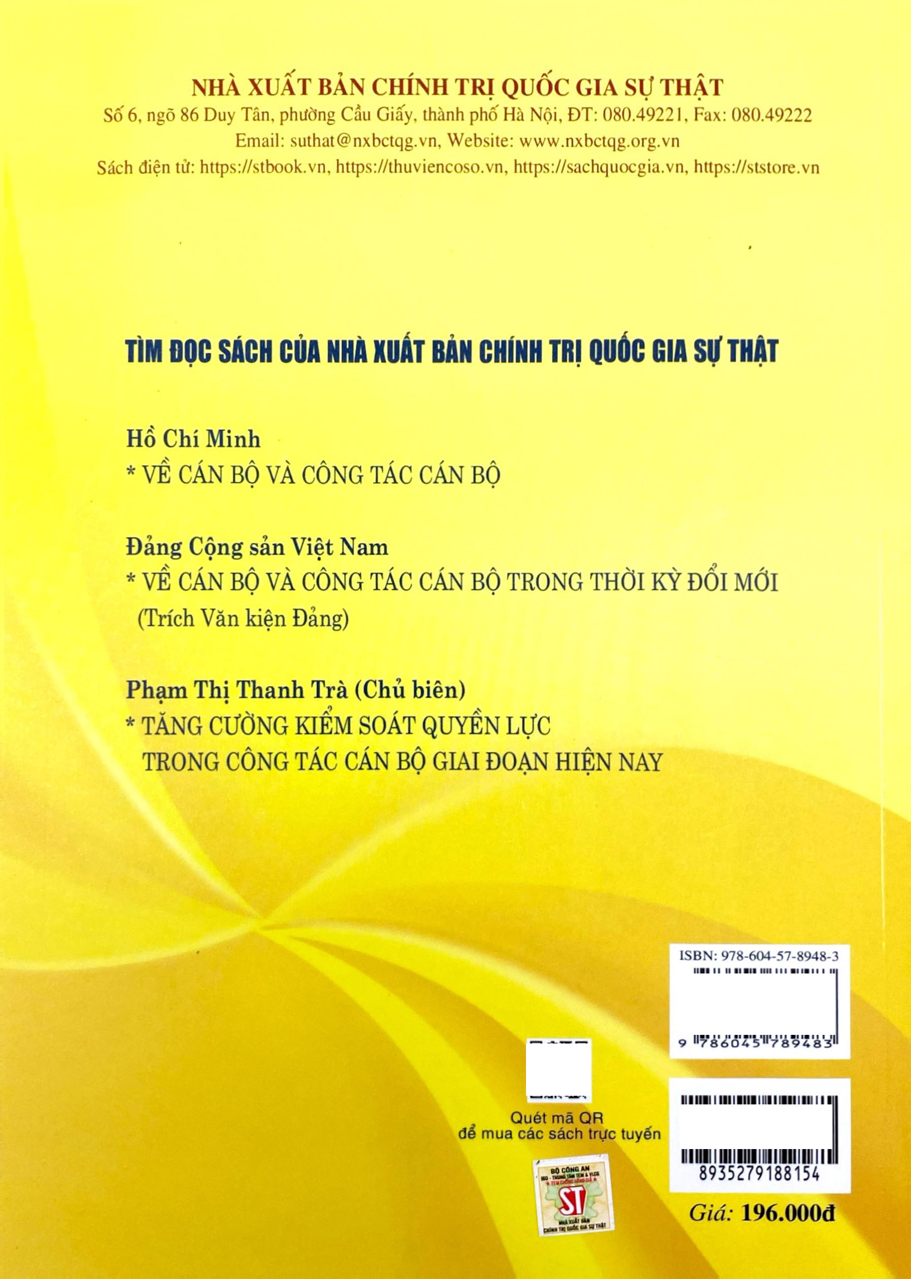 Đổi Mới Và Nâng Cao Chất Lượng Đội Ngũ Cán Bộ Và Công Tác Cán Bộ Trong Giai Đoạn Mới - Ảnh 7