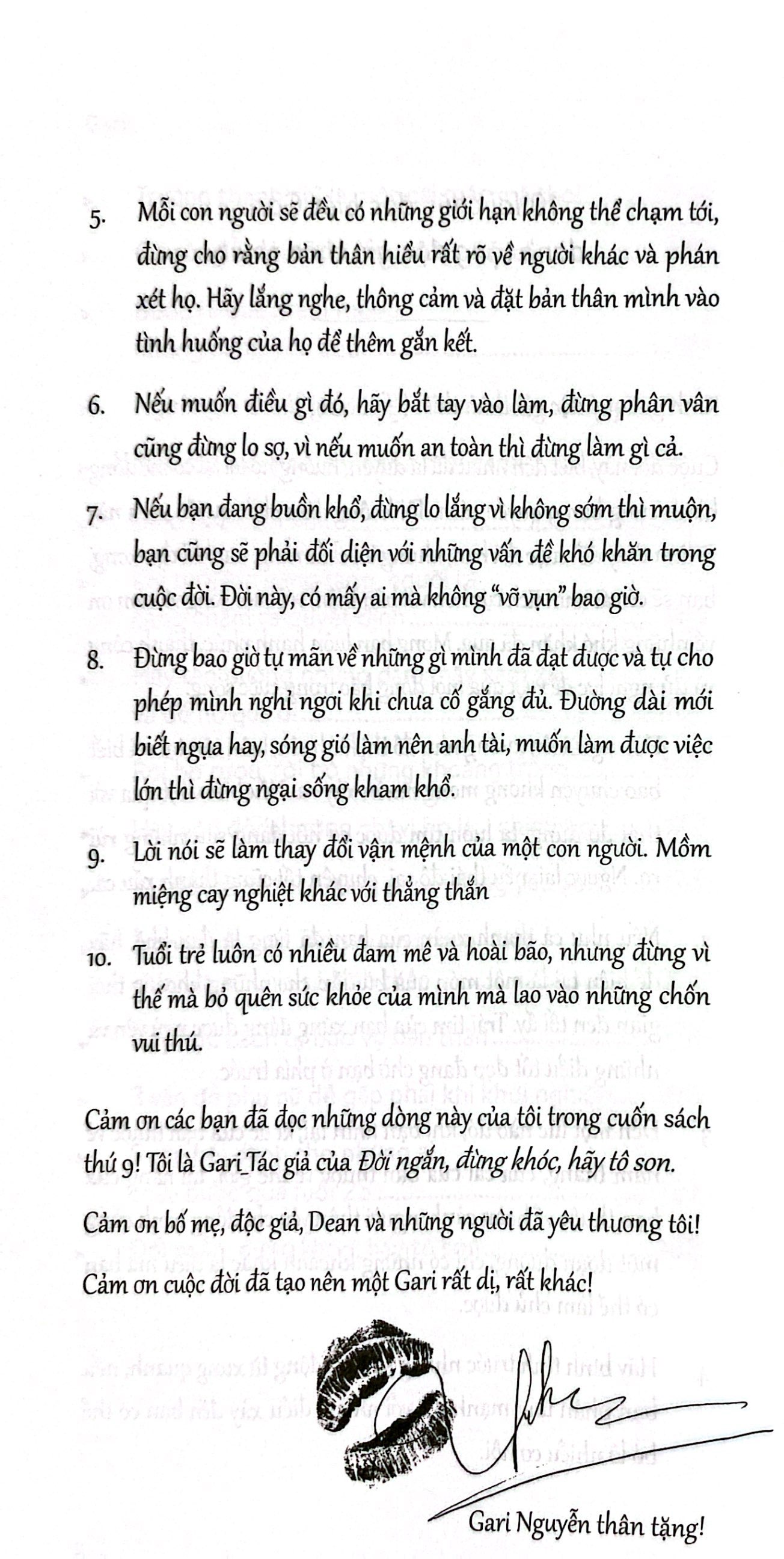đời ngắn đừng khóc hãy tô son (tái bản 2023) - Ảnh 9