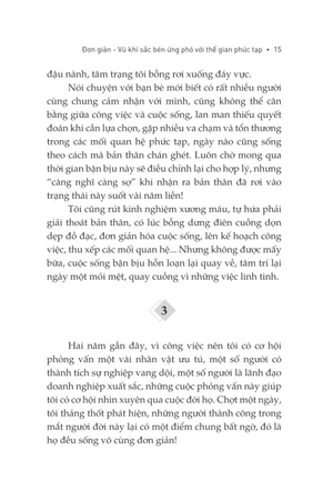 đơn giản - vũ khí sắc bén ứng phó với thế gian phức tạp - Ảnh 13