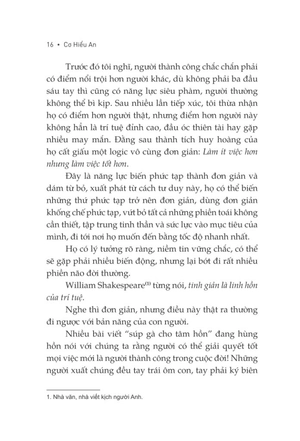 đơn giản - vũ khí sắc bén ứng phó với thế gian phức tạp - Ảnh 14