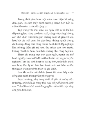 đơn giản - vũ khí sắc bén ứng phó với thế gian phức tạp - Ảnh 17